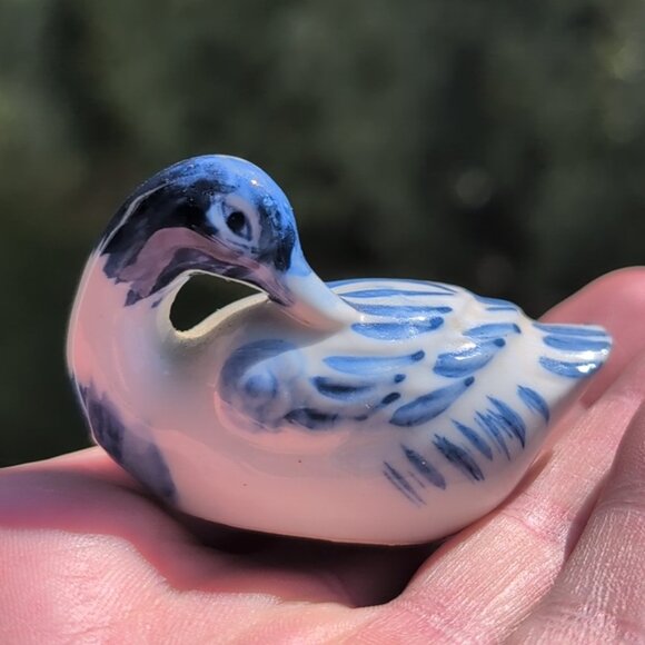 Vintage Porcelain Duck Salt & Pepper Shaker Replacement - Picture 1 of 6